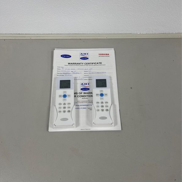 carrier air conditioning remote